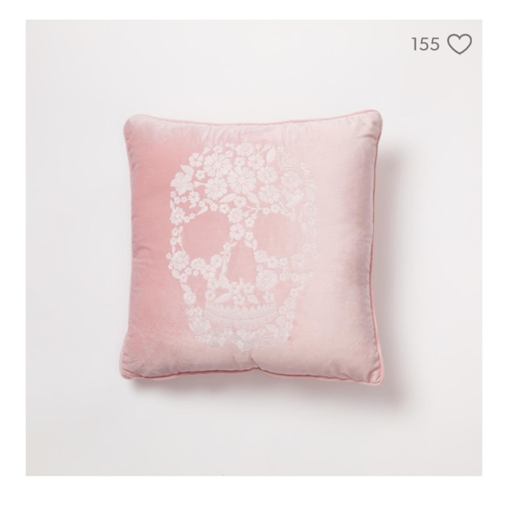 Dormify pink throw pillow